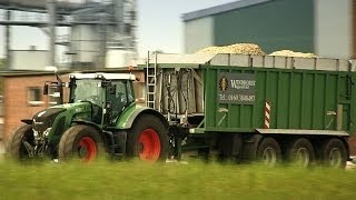 Lohnunternehmen Windhorst  RoWin GmbH  Hackschnitzelproduktion mit Claas Xerion und Jenz 582 [upl. by Cello]