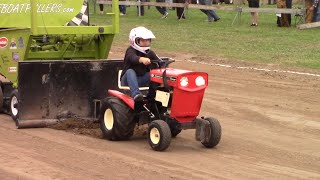 Mini power house 650lb stock tractors ROCK the Milton fair [upl. by Nanji]