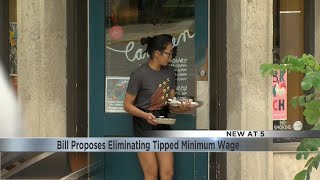 Bill proposes ending tipped minimum wage in Wisconsin [upl. by Annavaj]