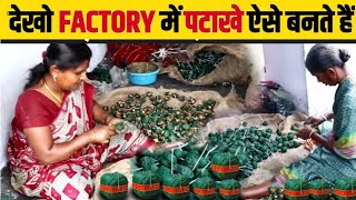 देखिए Factory में पटाखे कैसे बनाते हैं  Factory Mein Patakhe Kaise Banate Hain  cracker making [upl. by Morganstein495]