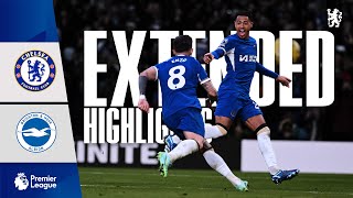 Chelsea 32 Brighton  Highlights  EXTENDED  Premier League 202324 [upl. by Maer]