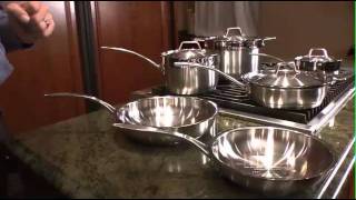 10PC PROFESSIONAL COOKWARE SET EARTHCHEF SURGICAL STAINLESS by BergHOFF 2213766A 90 [upl. by Rafferty820]