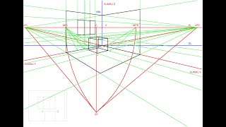 Menggambar Perspektif Interior Menggunakan 2 Titik Lenyap [upl. by Giraldo960]