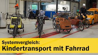 Kindertransport mit Fahrrad  Vor und Nachteile im Systemvergleich  ÖAMTC [upl. by Anelad]