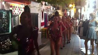 Ibiza Eivissa  Island in Spain  Night Club Advertising and Promotional Girls Privilege Nightclub [upl. by Tommi716]