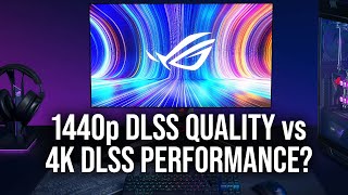 DLSS Quality 1440p vs DLSS Performance 4K Which Is Better [upl. by Eelegna]