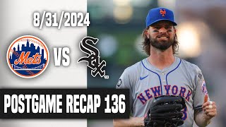 Mets Fan Reaction Game 136  NYM5 CWS3 THE METS HOLD ON TO BEAT THE WHITE SOX [upl. by Mueller]