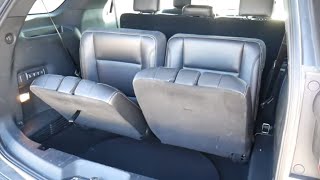 2017 Ford Explorers electronically controlled collapsible third row seats  100 rental cars [upl. by Anna]