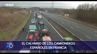 Los camioneros españoles las protestas en Francia y la esperanza que reciben de la Iglesia [upl. by Guinevere]