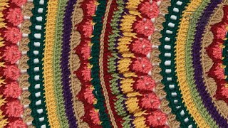 Crochet Mandala Stitch Along Rnds 26  40  EASY  The Crochet Crowd [upl. by Aitsirk867]