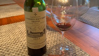 La Mission Haut Brion 1983 Graves Trophy Bordeaux Wine Review [upl. by Eelik]