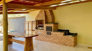 Fogão Forno e Churrasqueira Parte 3 Ficou Top Esse 3 em 1Barbecue Stove and Oven [upl. by Esyla920]