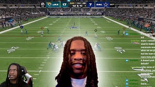 MADDEN 24 I WAS DOWN 177 LATE IN THE 3RD QUARTER AND WON WITH A GAME WINNING PICKHE WAS SICK [upl. by Dickinson]