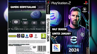 PES 2024 MOD PS2 ISO HALF SEASON  JrPlay  PCSX2 [upl. by Connie]