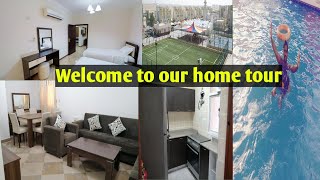 welcome to our home tour  Ezdan village 28  Qatar  Tamil vlogs [upl. by Fabron]