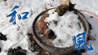 雪と氷の睡蓮鉢にメダカを入れるまで 和風ビオトープ メダカ睡蓮鉢 冬ー初夏 再始動編 2017 [upl. by Cora749]