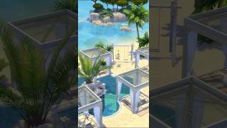 Boho Beach Pool in the Sims 4 shorts sims4build game thesims4 sims4 thesims pool [upl. by Suiramad]