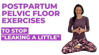 Top 8 Postpartum Pelvic Floor Exercises [upl. by Adnawahs565]