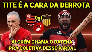 PÓS JOGO PUTASSO  FLAMENGO 0X1 PEÑAROL l TREINERO DE MERD4 E TIME DE BANANAS [upl. by Eenet]