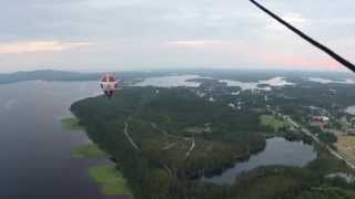 Sotkamo Midnight Balloon Flight [upl. by Nylyak]