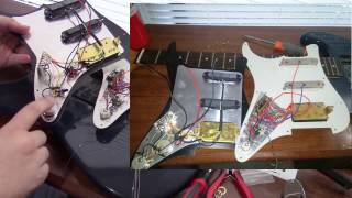 How hard is it to Install Prewired Loaded Pick Guard from Guitar Fetish for A Strat [upl. by Ramedlab]