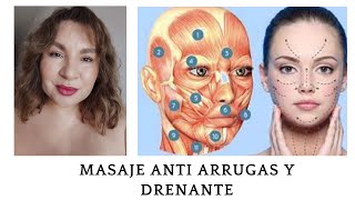 MASAJES FACIAL ANTI ARRUGAS Y DRENANTE PRIMER CONTACTO titaeve masaje [upl. by Myrtice]