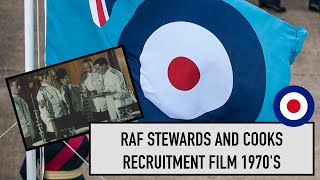 RAF Stewards and Cooks recruitment video 1970 centred around RAF Lyneham [upl. by Sebastien]