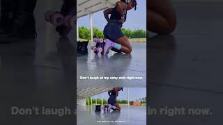 16 days until spring✨🫶🏾 How to stand up on skates  Beginner tips rollerskating [upl. by Leizahaj]