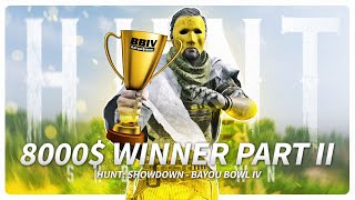 Winning The 8000 Dollar Hunt Tournament Bayou Bowl IV  PART 2 [upl. by Lough]