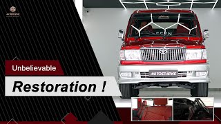 Unbelievable Toyota Qualis Complete Restoration  Autostarke [upl. by Gaskin]