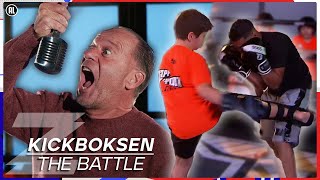 GAAT ER IEMAND KNOCK OUT🥊  THE BATTLE KICKBOKSEN  Zappsport [upl. by Etteval]