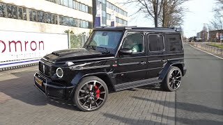 BRABUS 700 40 V8 Biturbo Widestar G63 AMG  Engine Start up Exhaust Sounds Accelerations [upl. by Arries85]