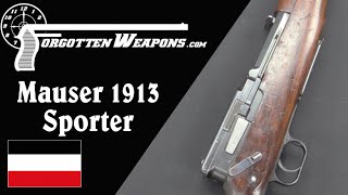 Mauser 1913 Selbstladegewehr Sporter [upl. by Anafetse]