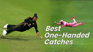 20 Amazing one handed catches in cricket history  Best catches in Cricket [upl. by Narba]