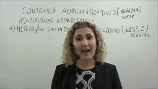 Cláusulas Exorbitantes em Contratos Administrativos Alterações Unilaterais e Limites Percentuais [upl. by Sass]