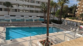 Hotel Globales Panama Palmanova Majorca Double Room with pool view May 2023 [upl. by Nedia]