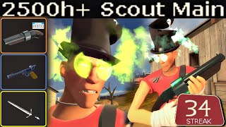 The Gibus Scout🔸2500 Hours Experience TF2 Gameplay [upl. by Alyled]