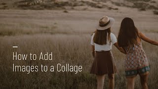 How to Add Images to a Collage in BeFunky [upl. by Relyhs]