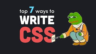 7 ways to deal with CSS [upl. by Ayek]