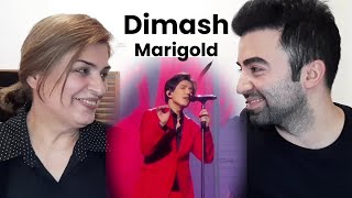 FIRST TIME HEARING Dimash Marigold  Reaction With Mom [upl. by Alien82]