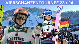 Skispringen Vierschanzentournee GarmischPartenkirchen 1 Durchgang [upl. by Forlini]