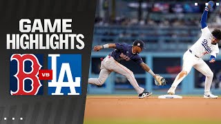 Red Sox vs Dodgers Game Highlights 71924  MLB Highlights [upl. by Colline]