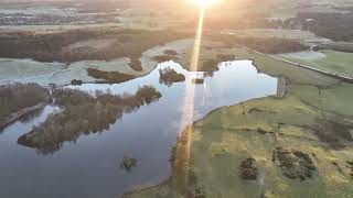 Knapps Loch Kilmacolm Scotland Drone footage in 4K [upl. by Arvin]