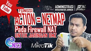 Fungsi action netmap pada firewall NAT untuk DMZ  Tutorial Konfigurasi DMZ Firewall di Mikrotik [upl. by Uchida]