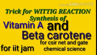 5Best example of WITTIG reaction for csir net chemical science gate cyiit jam [upl. by Ahseid]