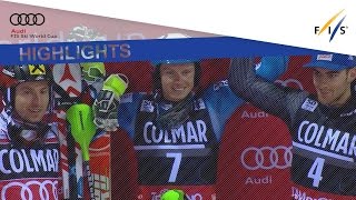 Highlights  Kristoffersen defends 3Tre slalom title in Madonna di Campiglio  FIS Alpine [upl. by Nahraf]