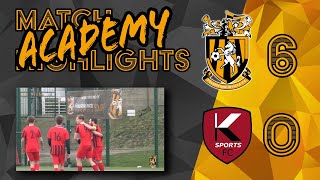 Academy  Folkestone Invicta 60 K Sports  Tactic League [upl. by Dredi]