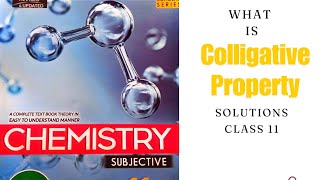 Colligative properties Solution  class 11 Relative lowering of vapour pressure  lifebasics [upl. by Virge]