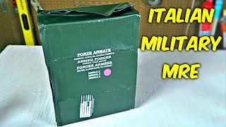 Testing Italian Military MRE 24Hr Combat Food Ration [upl. by Pearl124]