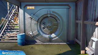 Enter Catty Corner Vault Location  Fortnite [upl. by Brittne400]